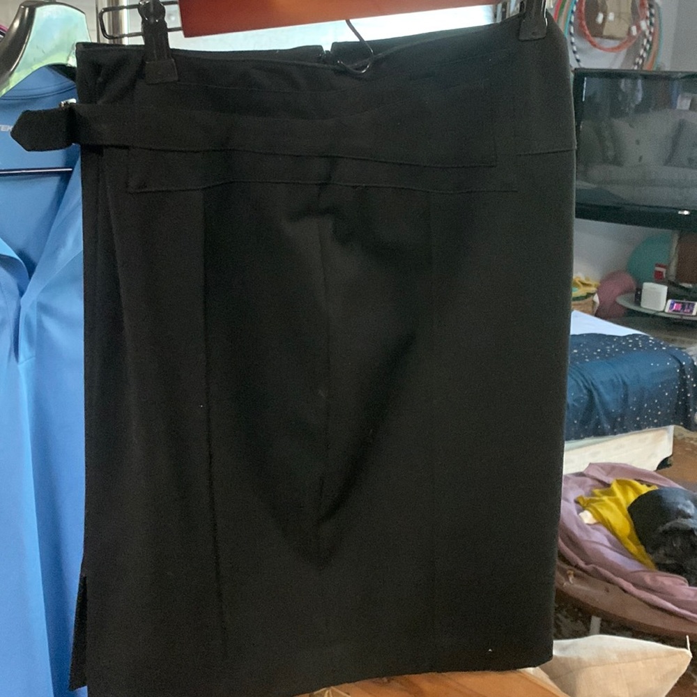 Black Express Pencil Skirt
